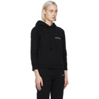 Helmut Lang Black Shrunken Hoodie