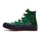 JW Anderson Green Converse Edition Patent Chuck Taylor 70 Toy Hi Sneakers