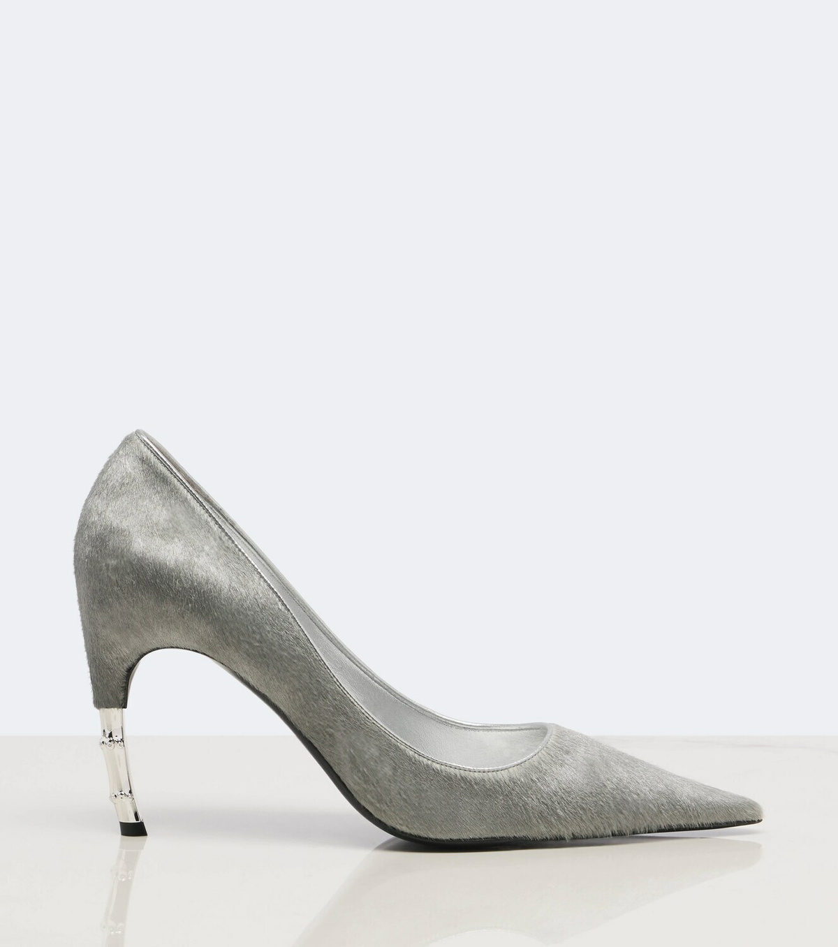 Gucci Castello calf hair pumps