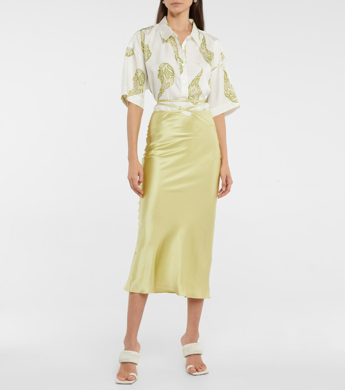 Christopher Esber Paisley silk twill shirt