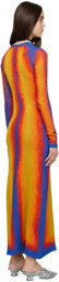 Y/Project Orange & Blue Gradient Maxi Dress