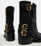 Chloé Dakota leather biker boots