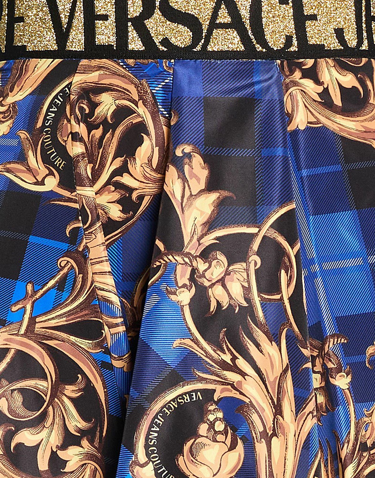 Versace Jeans Couture Womens Mini skirt in Blue