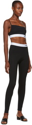 Coperni Black Logo Sports Leggings