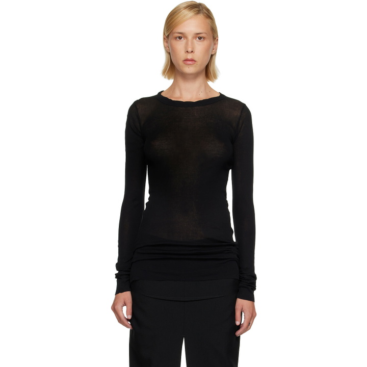 Photo: Rick Owens Black Tower Rib LS T-shirt