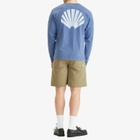 New Amsterdam Surf Association Men's Logo Long Sleeve T-Shirt in Blue
