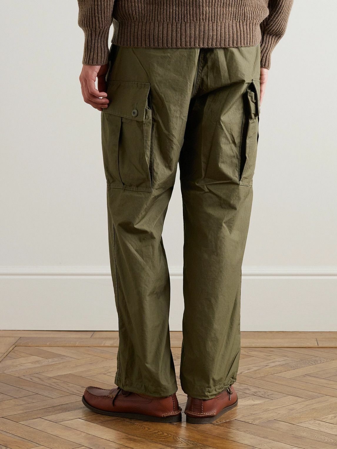 Beams Plus - Straight-Leg Cotton-Ripstop Trousers - Green Beams Plus