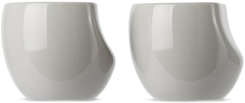 førs studio Grey Medium Cup Set, 8 oz / 236 mL