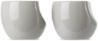 førs studio Grey Medium Cup Set, 8 oz / 236 mL