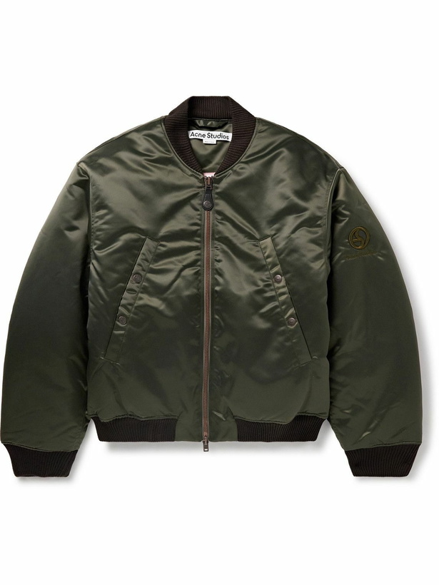 Acne Studios - Mayo MA-1 Shell Bomber Jacket - Men - Black Acne