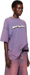 Martine Rose SSENSE Exclusive Purple Oversized Short Sleeve T-shirt
