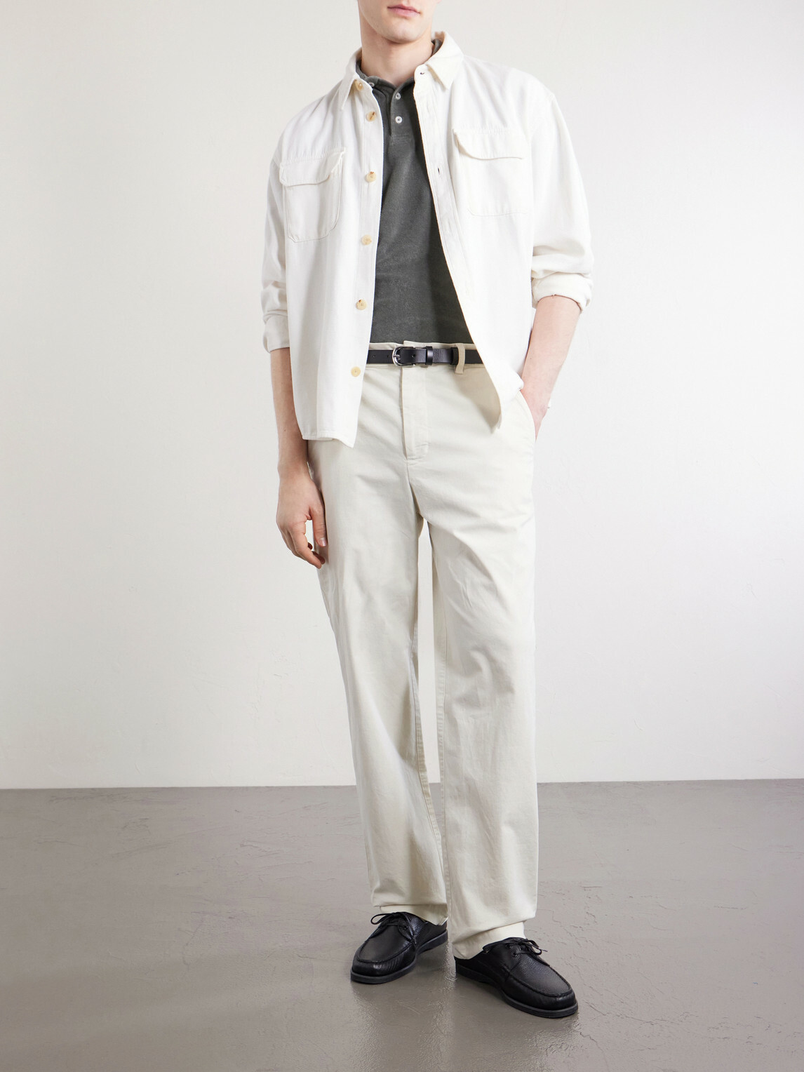 Altea - Smith Cotton Polo Shirt - Gray