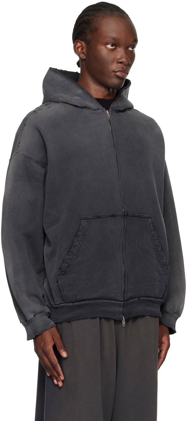 Balenciaga Gray 'Not Been Done' Hoodie Balenciaga