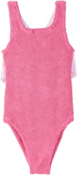 Hunza G Kids Pink Lara Swimsuit