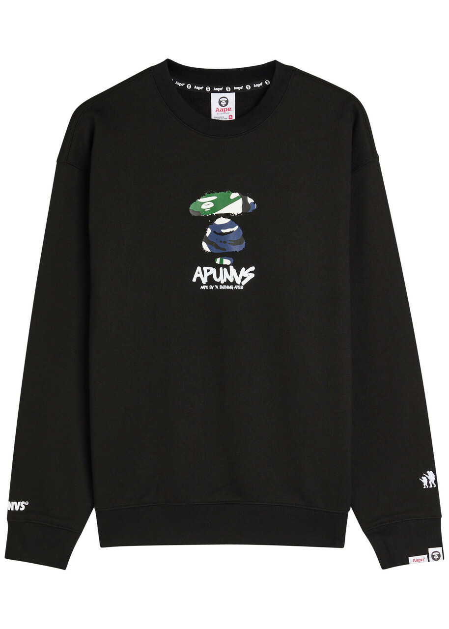 美品 AAPE BY A BATHING APE ロゴ刺繍 トレーナー AAPE BY A BATHING APE トレーナー スウェット MAIN CREW NECK