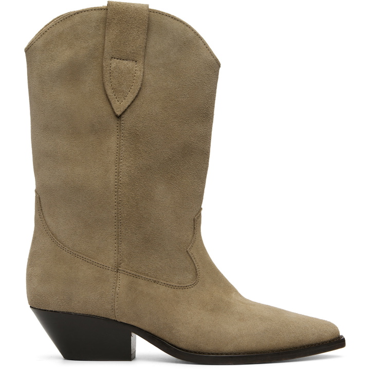 Photo: Isabel Marant Taupe Duerto Boots