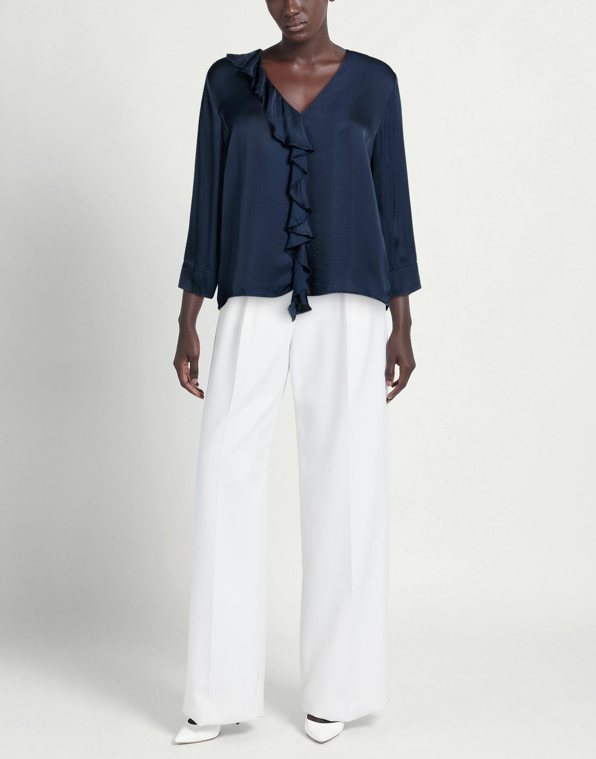 Alessia Santi Womens Top in Navy