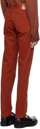 ZEGNA Red Slim-Fit Jeans