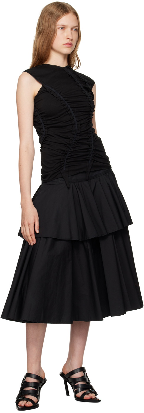 Renaissance Renaissance Black July Midi Skirt