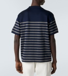 Giorgio Armani Striped cotton-blend T-shirt