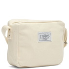 Unlikely Dry Goods Men's Daily News Miniature Messenger Bag in Natural 