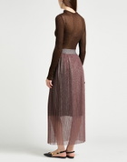 Peserico Womens Maxi skirt in Brown