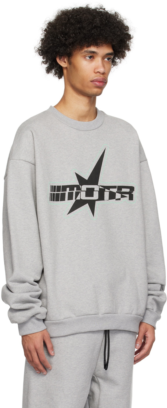 Members of the Rage Gray Oversized Sweatshirt