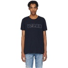Ksubi Navy Sign Of The Times Unleaded T-Shirt
