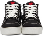 AMI Alexandre Mattiussi Black Ami De Coeur High Sneakers