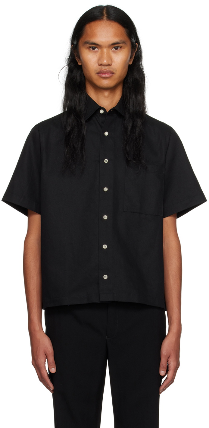 Factor's Black Button Shirt