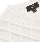 Dunhill - Cable-Knit Cashmere Sweater - Neutrals