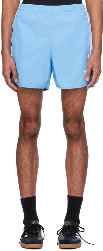 Photo: adidas Originals Blue Sprinter Shorts