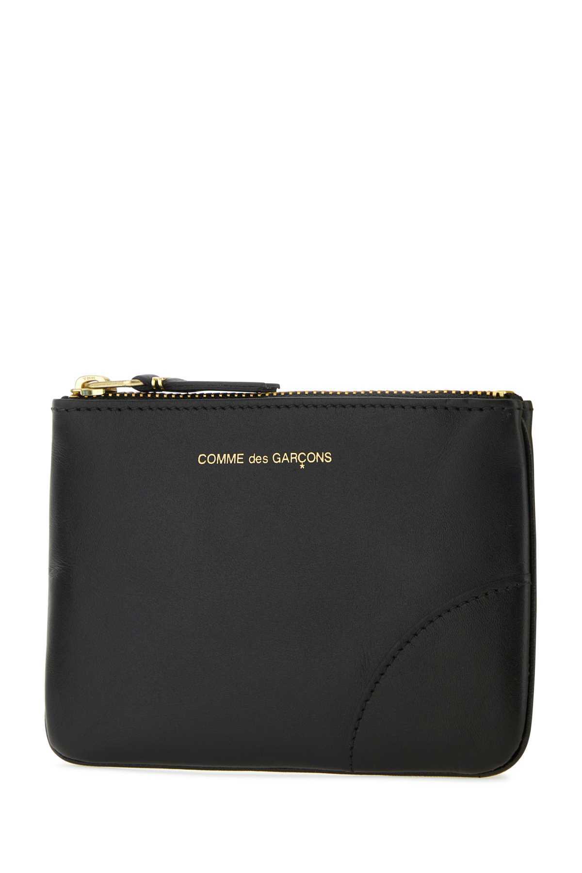 Comme des Garçons Black Leather Coin Case