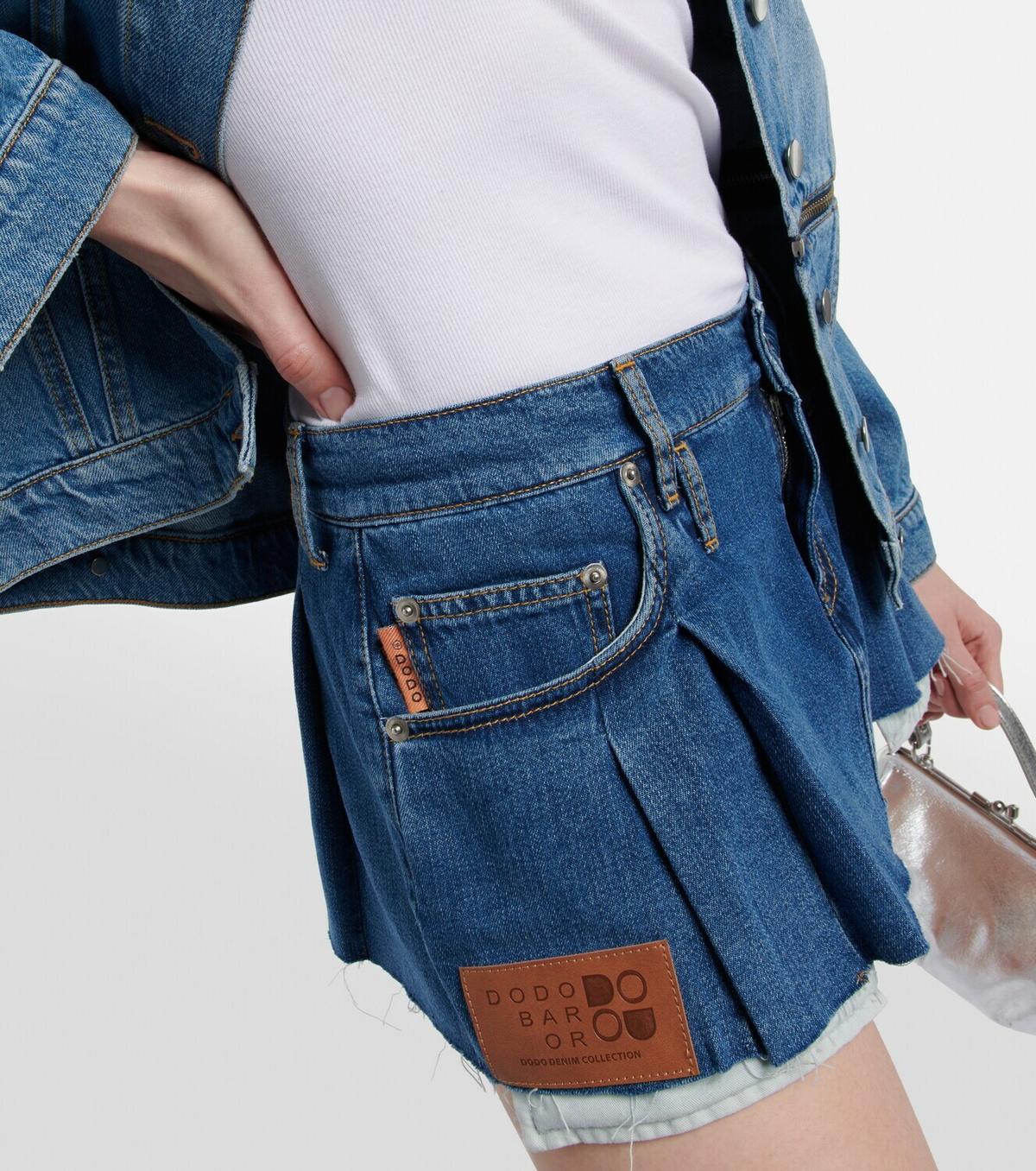 Dodo Bar Or Denim miniskirt