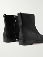 Our Legacy - Michaelis Waxed-Suede Boots - Black