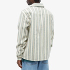 Dickies Men's Hope Stripe Overshirt in Light Western Stripe