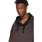 Jan-Jan Van Essche Brown Organic Hoodie