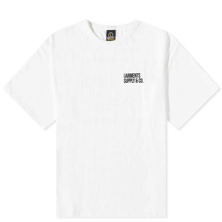Photo: FrizmWORKS Men's Service Label T-Shirt in White