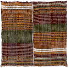Luna Del Pinal Multicolor Mixed Lines Floor Cushion Cover