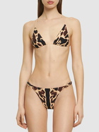 WEWOREWHAT Animal Printed Bikini Bottoms