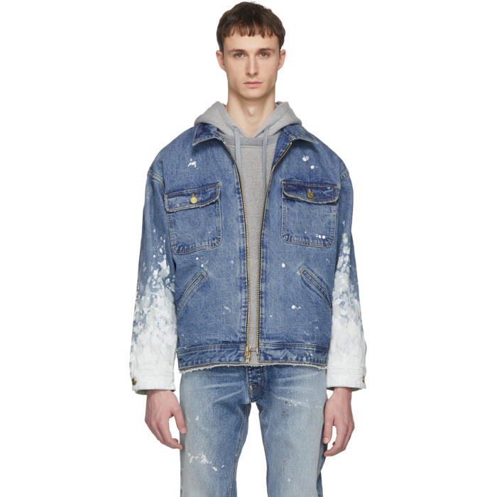 Fear of God Indigo Selvedge Denim Work Jacket Fear Of God