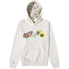 Kenzo Paris Men's Boke Boy Oversize Popover Hoody in Pale Grey