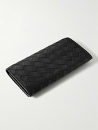 Bottega Veneta - Intrecciato Leather Wallet - Black