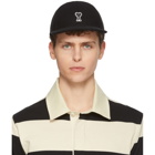 AMI Alexandre Mattiussi Black Ami De Coeur Patch Cap