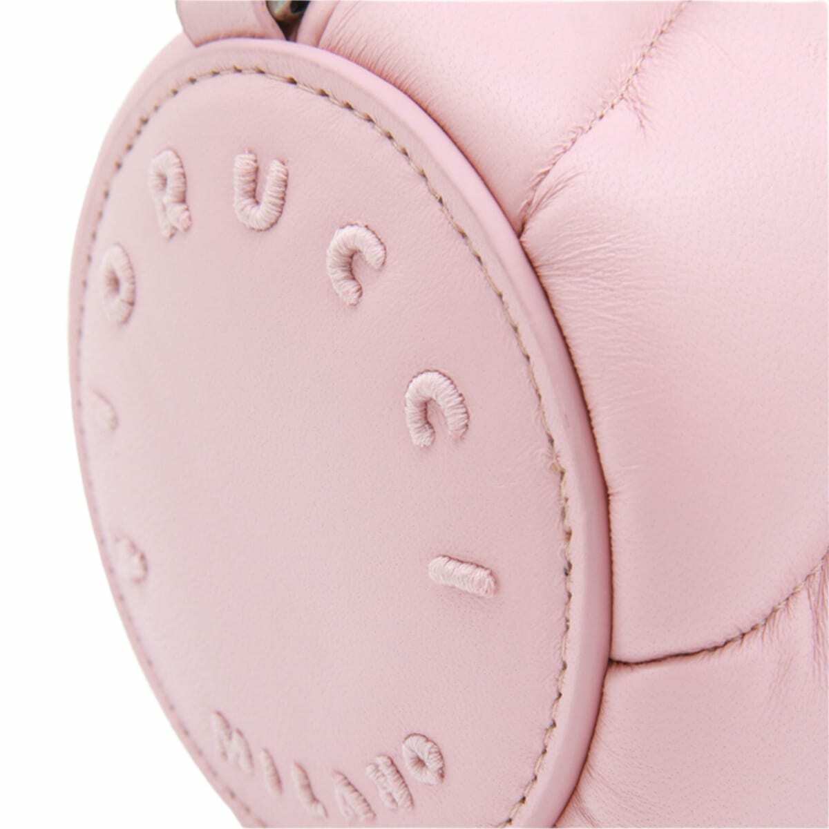 Fiorucci Pink Leather Shoulder Bag