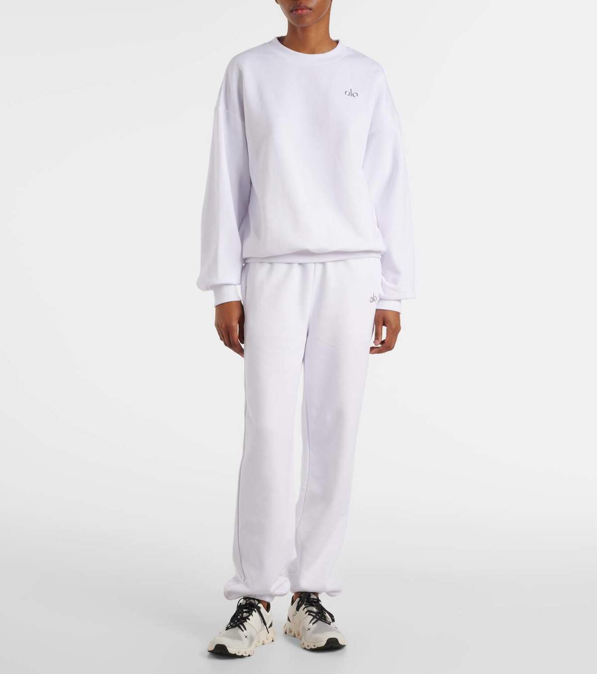 Alo Yoga Accolade cotton-blend sweatshirt Alo Yoga