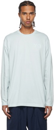 Y-3 Grey Chest Logo Long Sleeve T-Shirt