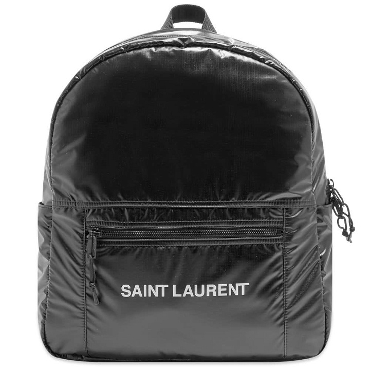 Photo: Saint Laurent Big Logo Backpack
