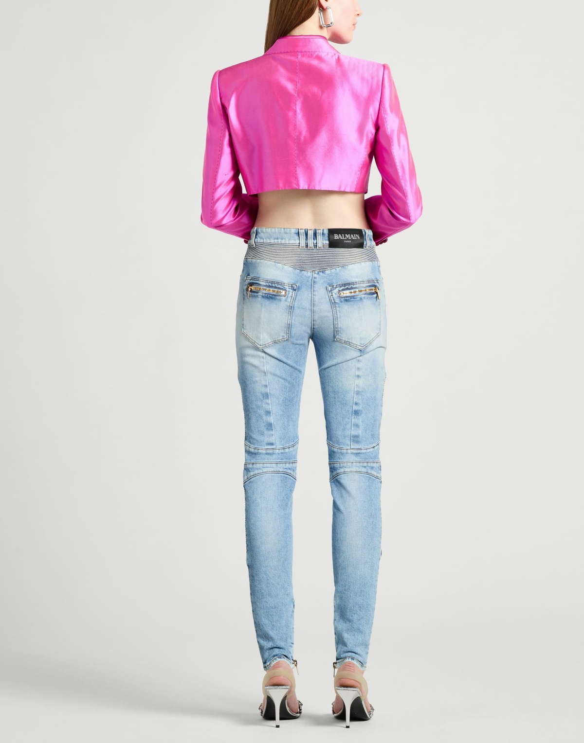 Balmain Womens Jeans in Blue