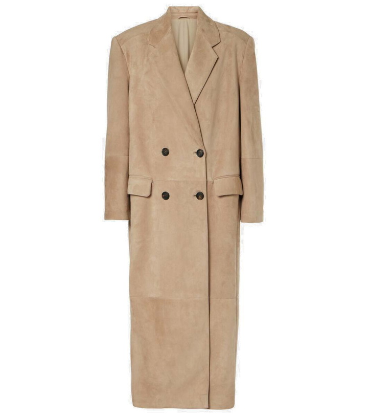 Photo: Brunello Cucinelli Suede coat